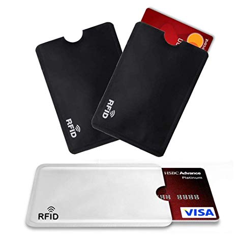 Custodia astuccio porta schede portafoglio protezione Carta di credito Bancomat 